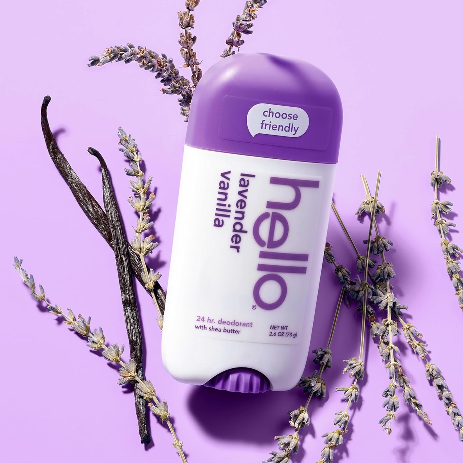 imagehello Unicorn Aluminum Free Deodorant for Women Girls Safe for Kids Dermatologically tested Natural Fragrance 2 PackLavender Vanilla