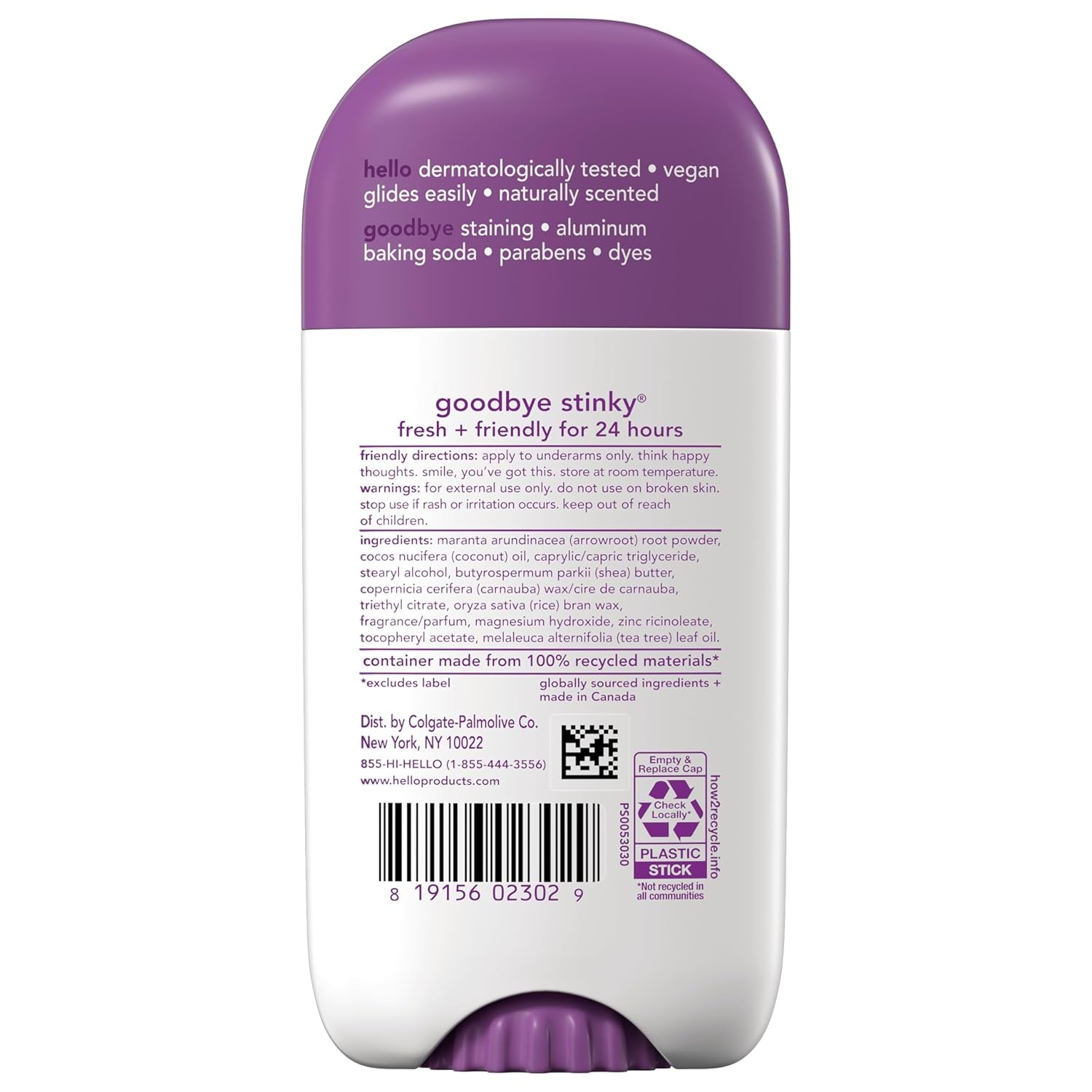 imagehello Unicorn Aluminum Free Deodorant for Women Girls Safe for Kids Dermatologically tested Natural Fragrance 2 PackLavender Vanilla