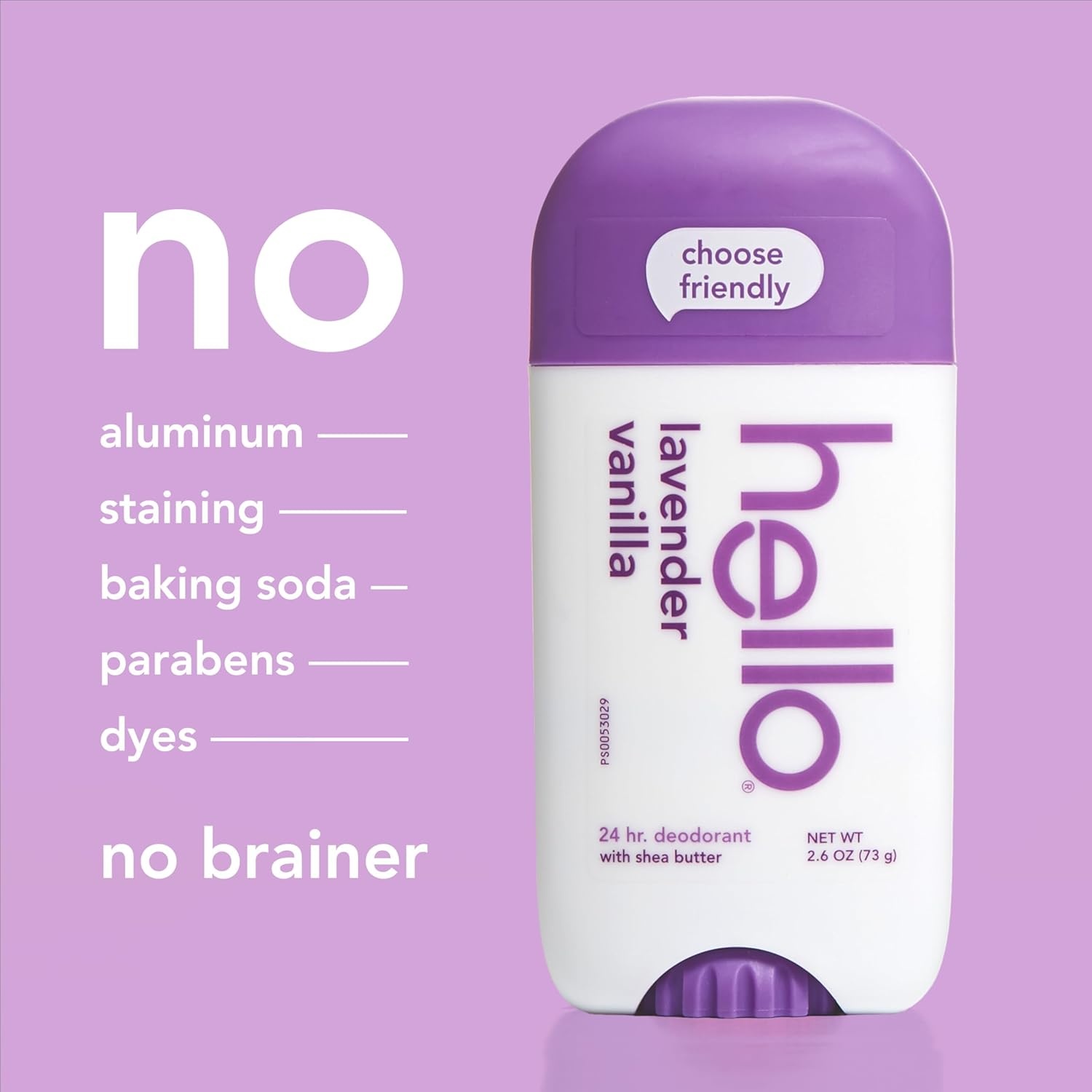 imagehello Unicorn Aluminum Free Deodorant for Women Girls Safe for Kids Dermatologically tested Natural Fragrance 2 PackLavender Vanilla