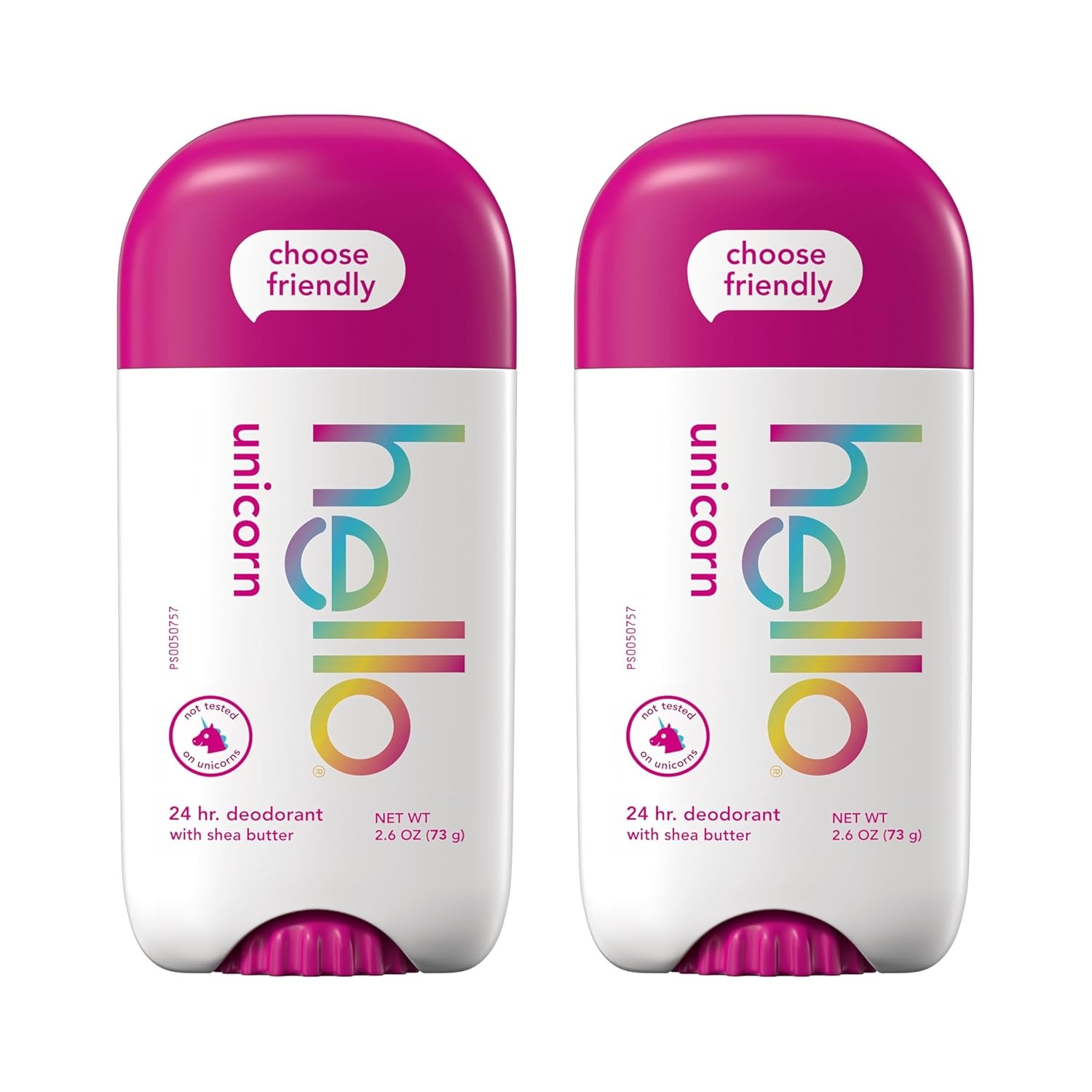 imagehello Unicorn Aluminum Free Deodorant for Women Girls Safe for Kids Dermatologically tested Natural Fragrance 2 PackUnicorn