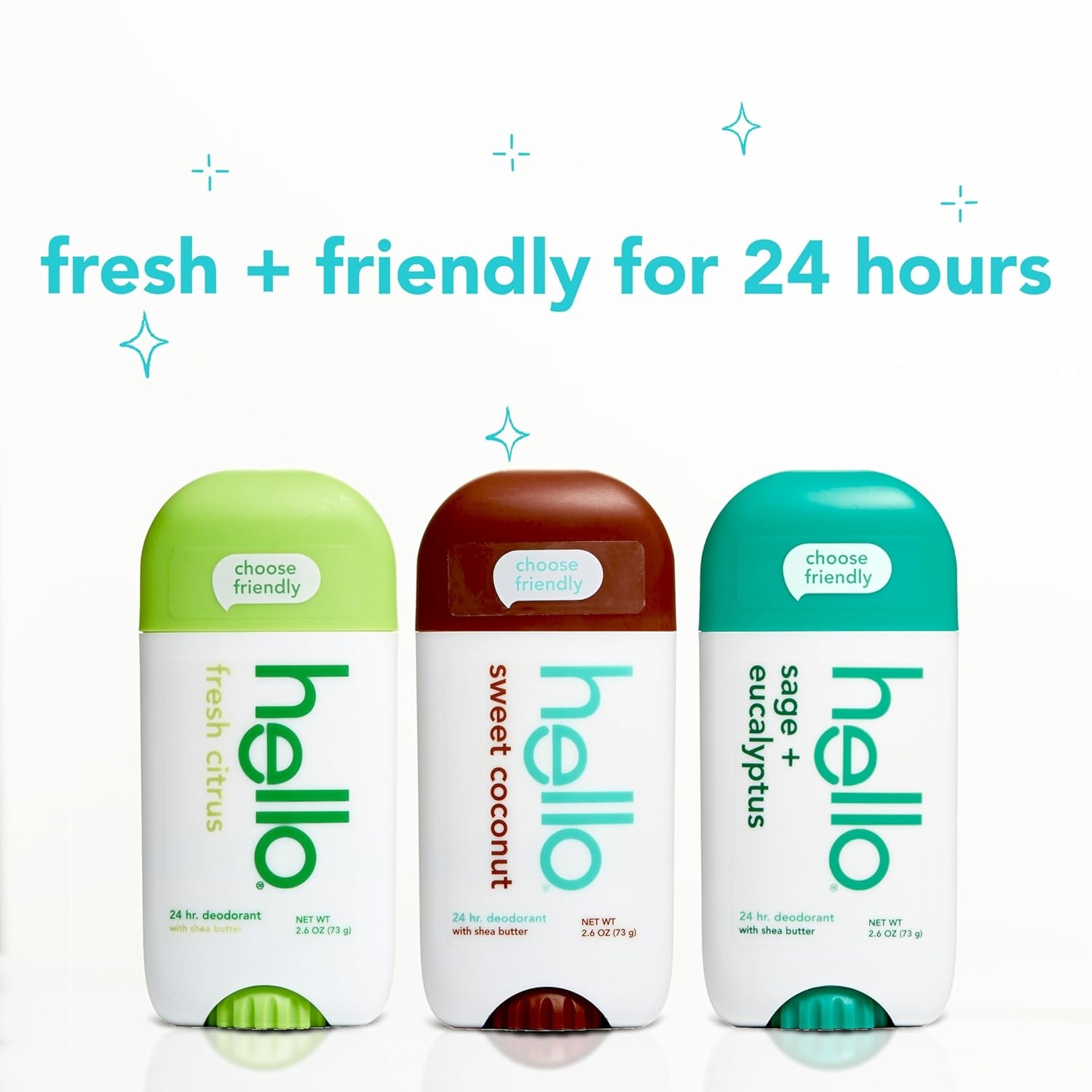 imagehello Unicorn Aluminum Free Deodorant for Women Girls Safe for Kids Dermatologically tested Natural Fragrance 2 PackVariety Pack