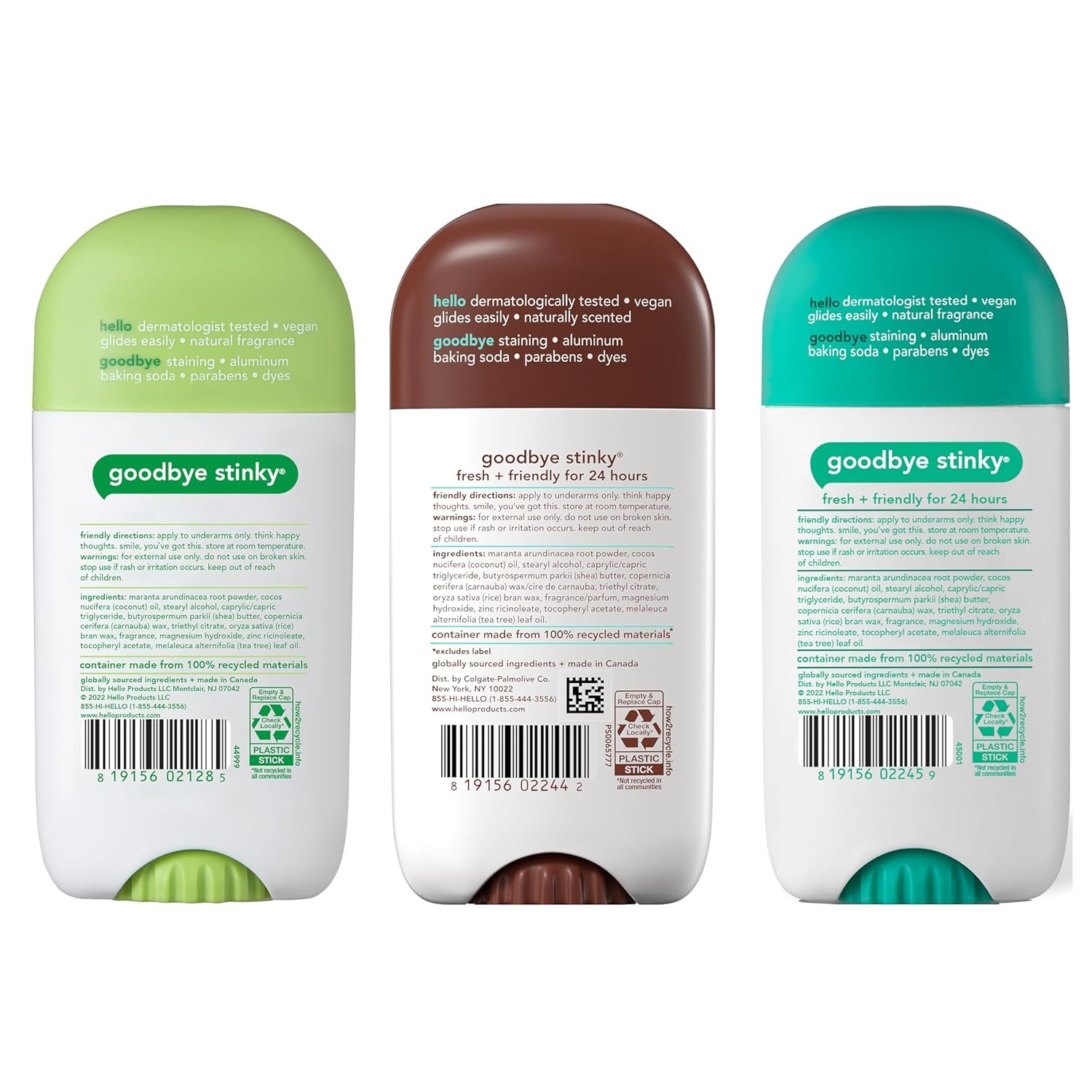 imagehello Unicorn Aluminum Free Deodorant for Women Girls Safe for Kids Dermatologically tested Natural Fragrance 2 PackVariety Pack