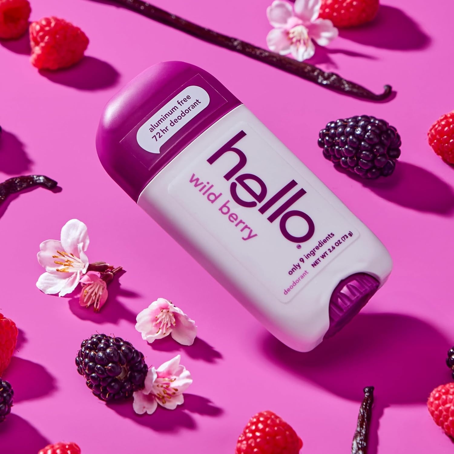 imagehello Unicorn Aluminum Free Deodorant for Women Girls Safe for Kids Dermatologically tested Natural Fragrance 2 PackWild Berry