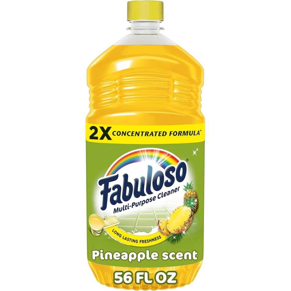 imageFabuloso MultiPurpose Cleaner 2X Concentrated Formula Floor Cleaner Pineapple Scent 56 fl ozpineapple