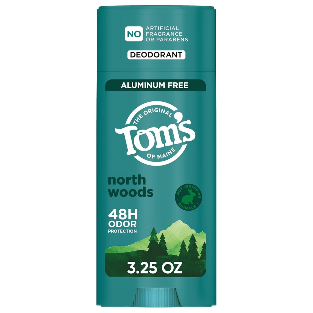 imageToms of Maine Mountain Spring Natural Deodorant for Men and Women Aluminum Free No Artificial Fragrances Dyes or Preservatives Baking Soda Free 48Hour Odor Protection 325 ozNorth Woods
