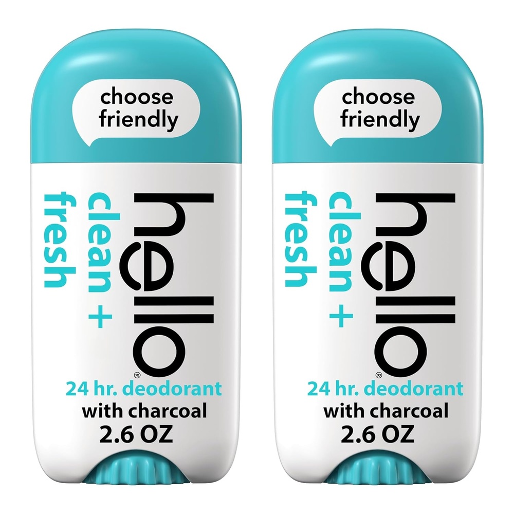 imagehello Unicorn Aluminum Free Deodorant for Women Girls Safe for Kids Dermatologically tested Natural Fragrance 2 PackCharcoal