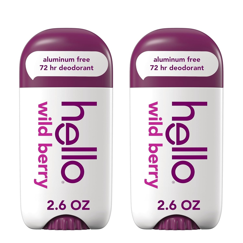 imagehello Unicorn Aluminum Free Deodorant for Women Girls Safe for Kids Dermatologically tested Natural Fragrance 2 PackWild Berry