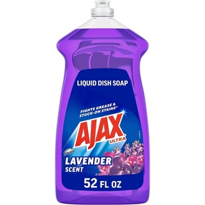 Ajax Ultra Liquid Dish Soap Orange Scent, Triple Action, 90 fl oz Bottle(Lavender)
