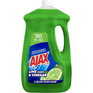 Ajax Ultra Liquid Dish Soap Orange Scent, Triple Action, 90 fl oz Bottle(Lime & Vinegar)