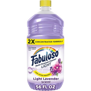 Fabuloso Multi-Purpose Cleaner, 2X Concentrated Formula, Floor Cleaner, Pineapple Scent, 56 fl oz(Light Lavender)