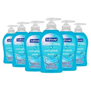 Softsoap Clean & Protect Antibacterial Liquid Hand Soap, Cool Splash Hand Soap, 11.25 Ounce, 6 Pack(Cool Splash)