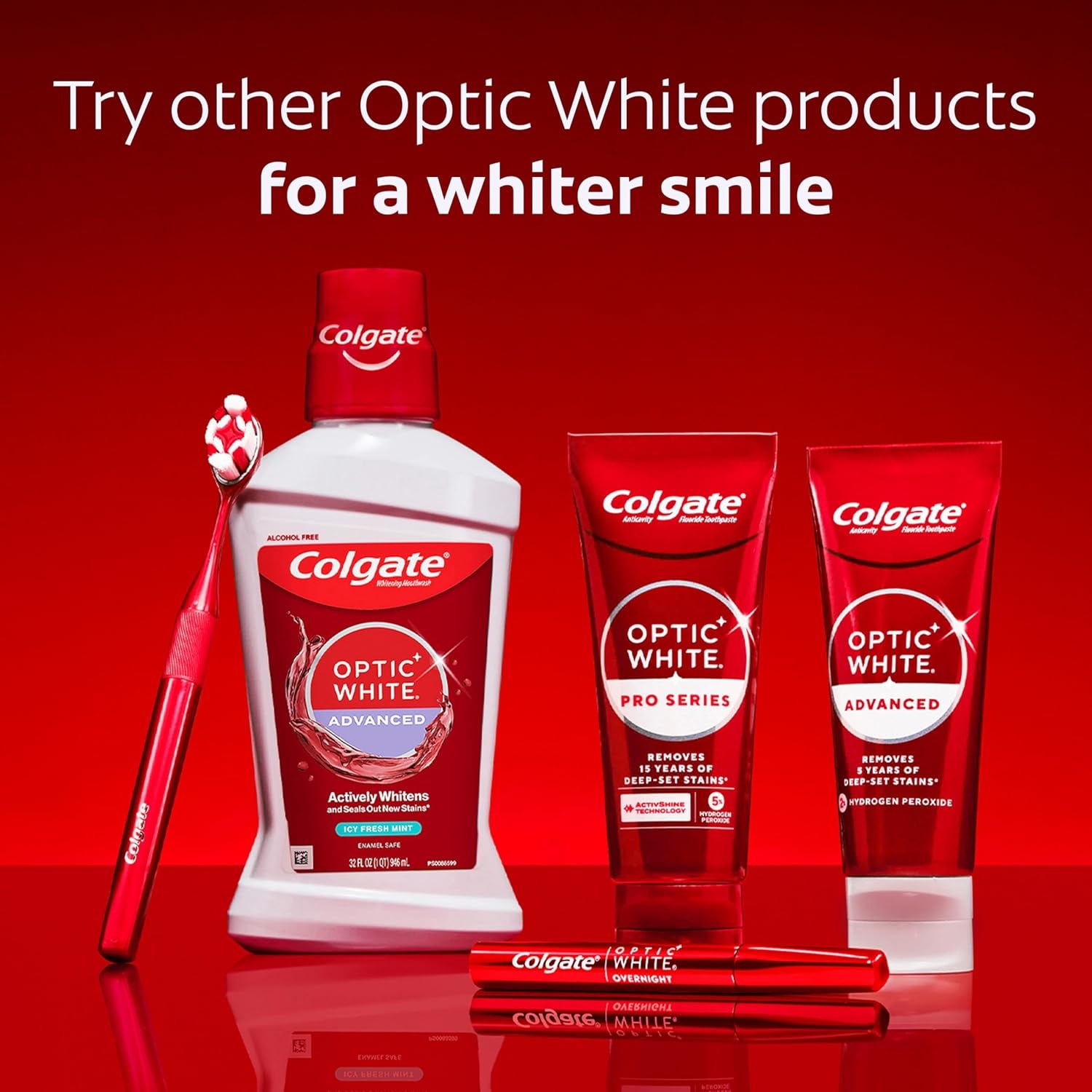 imageColgate Optic White Express Teeth Whitening Pen Teeth Stain Remover for Whiter Teeth in 1 Day Enamel Safe Designed for No Tooth Sensitivity 008 OZ