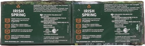 imageIrish Spring Bar Soap for Men Original Clean Smell Fresh and Clean for 12 Hours Men Soap Bars for Washing Hands and Body Mild for Skin Recyclable Carton 37 Ounce 3 Count Pack of 8Original