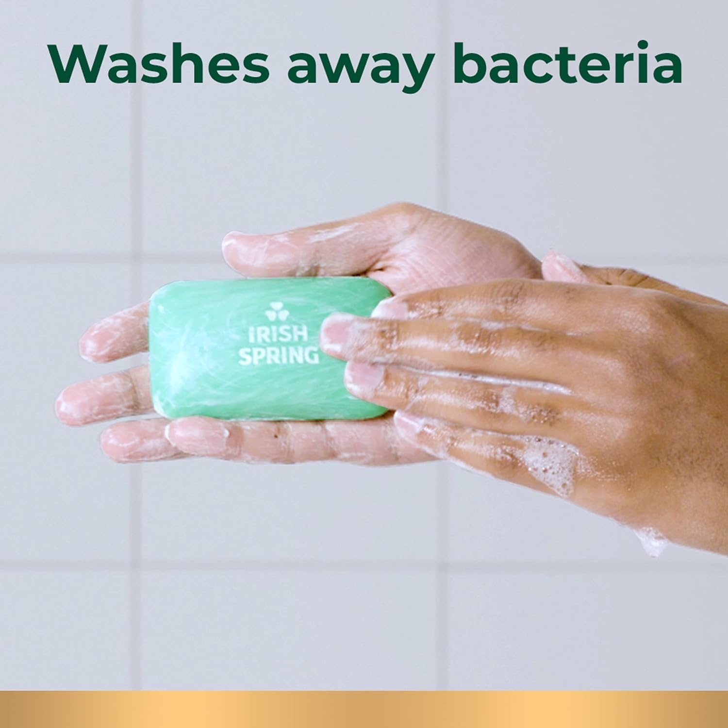imageIrish Spring Bar Soap for Men Original Clean Smell Fresh and Clean for 12 Hours Men Soap Bars for Washing Hands and Body Mild for Skin Recyclable Carton 37 Ounce 3 Count Pack of 8Original
