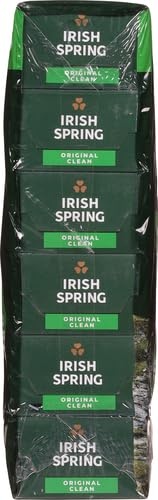 imageIrish Spring Bar Soap for Men Original Clean Smell Fresh and Clean for 12 Hours Men Soap Bars for Washing Hands and Body Mild for Skin Recyclable Carton 37 Ounce 3 Count Pack of 8Original