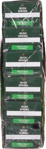 imageIrish Spring Bar Soap for Men Original Clean Smell Fresh and Clean for 12 Hours Men Soap Bars for Washing Hands and Body Mild for Skin Recyclable Carton 37 Ounce 3 Count Pack of 8Original