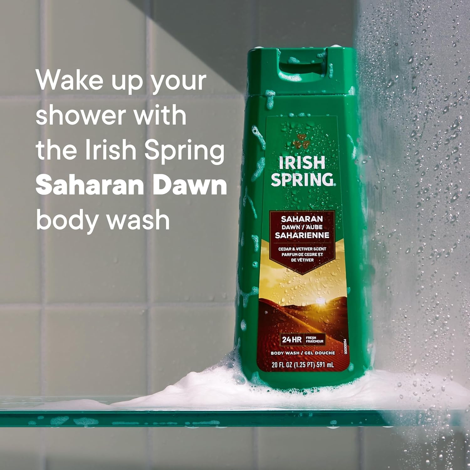 imageIrish Spring Original Moisturizing Body Wash for Men 24Hour Fresh Face and Body Wash Mens Body Wash Biodegradable Ingredients Paraben Free Cool Fresh Scent 20 fl oz Bottle 2 PackSaharan Dawn