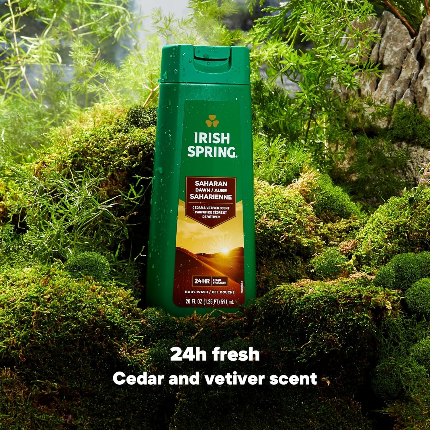 imageIrish Spring Original Moisturizing Body Wash for Men 24Hour Fresh Face and Body Wash Mens Body Wash Biodegradable Ingredients Paraben Free Cool Fresh Scent 20 fl oz Bottle 2 PackSaharan Dawn