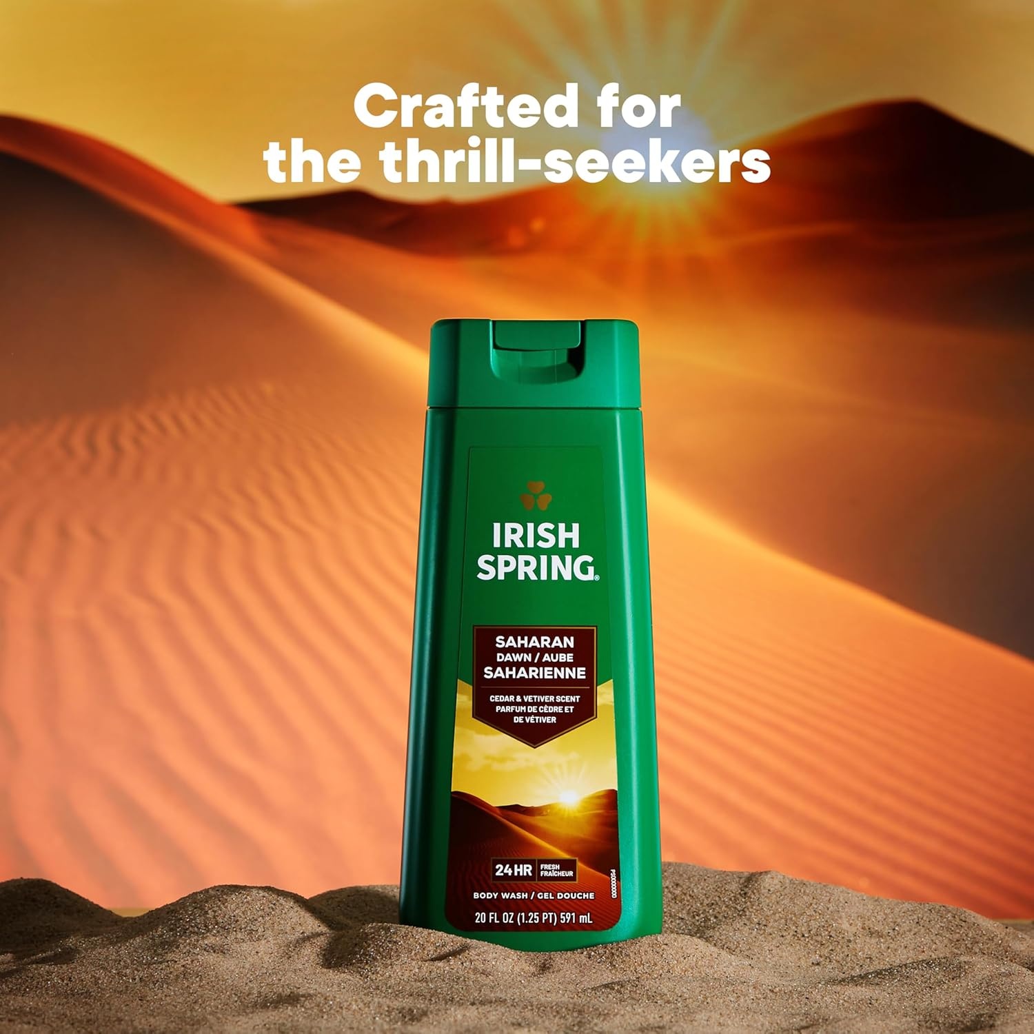 imageIrish Spring Original Moisturizing Body Wash for Men 24Hour Fresh Face and Body Wash Mens Body Wash Biodegradable Ingredients Paraben Free Cool Fresh Scent 20 fl oz Bottle 2 PackSaharan Dawn
