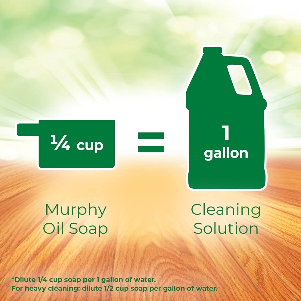 imageMurphy Oil Soap Concentrated Formula Wood Cleaner NoRinse Floor Cleaner Citronella Oil Scent 32 fl oz Bottle 3 Pack128 Fl Oz Pack of 1