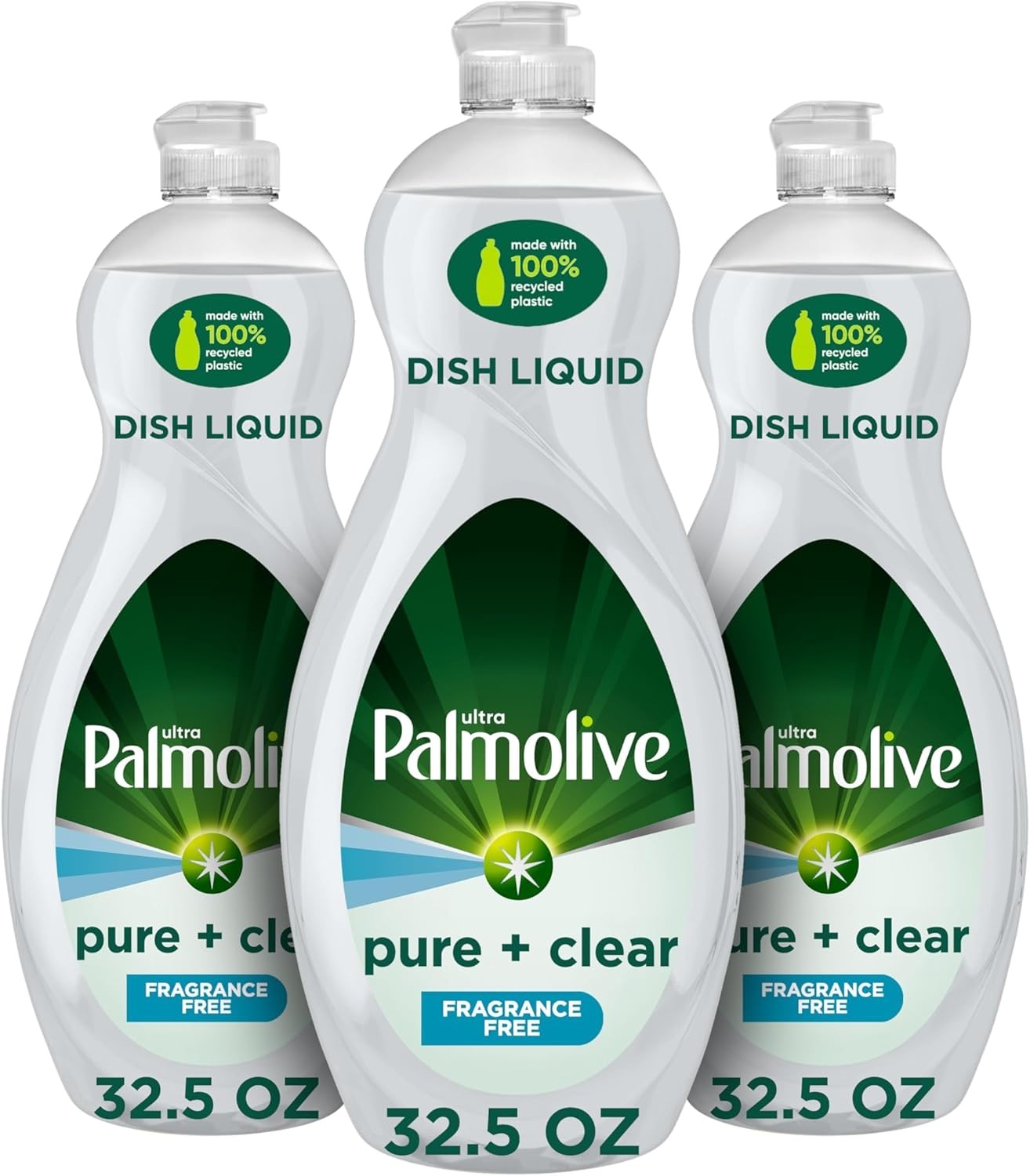 imagePalmolive Ultra Dishwashing Liquid Dish Soap Pure Clear Fragrance Free 325 Fluid Ounce Packaging may varyPure Clear Unscented