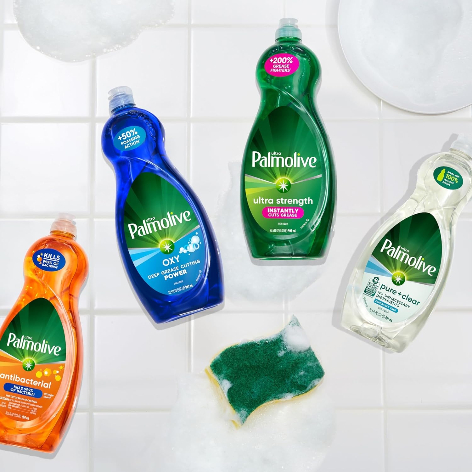 imagePalmolive Ultra Dishwashing Liquid Dish Soap Pure Clear Fragrance Free 325 Fluid Ounce Packaging may varyPure Clear Unscented