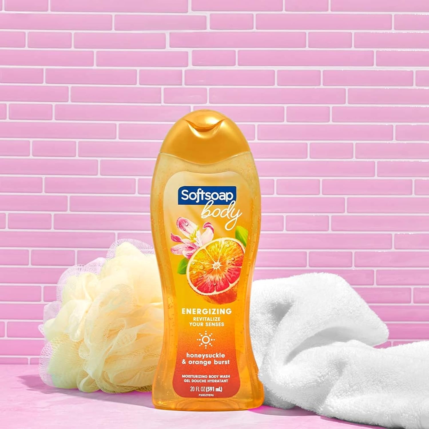 imageSoftsoap Body Wash Pomegranate amp Mango Spritz Body Wash 20 Fl Oz Pack of 4Sweet Honeysuckle Orange