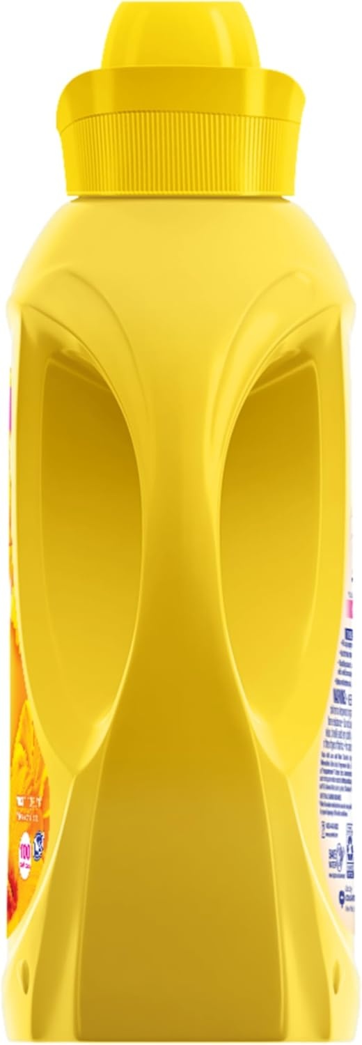 imageSuavitel Complete Liquid Fabric Softener Fabric Conditioner HE Compatible 100 Small Loads Field Flowers Scent 100 fl oz BottleMorning Sun Complete