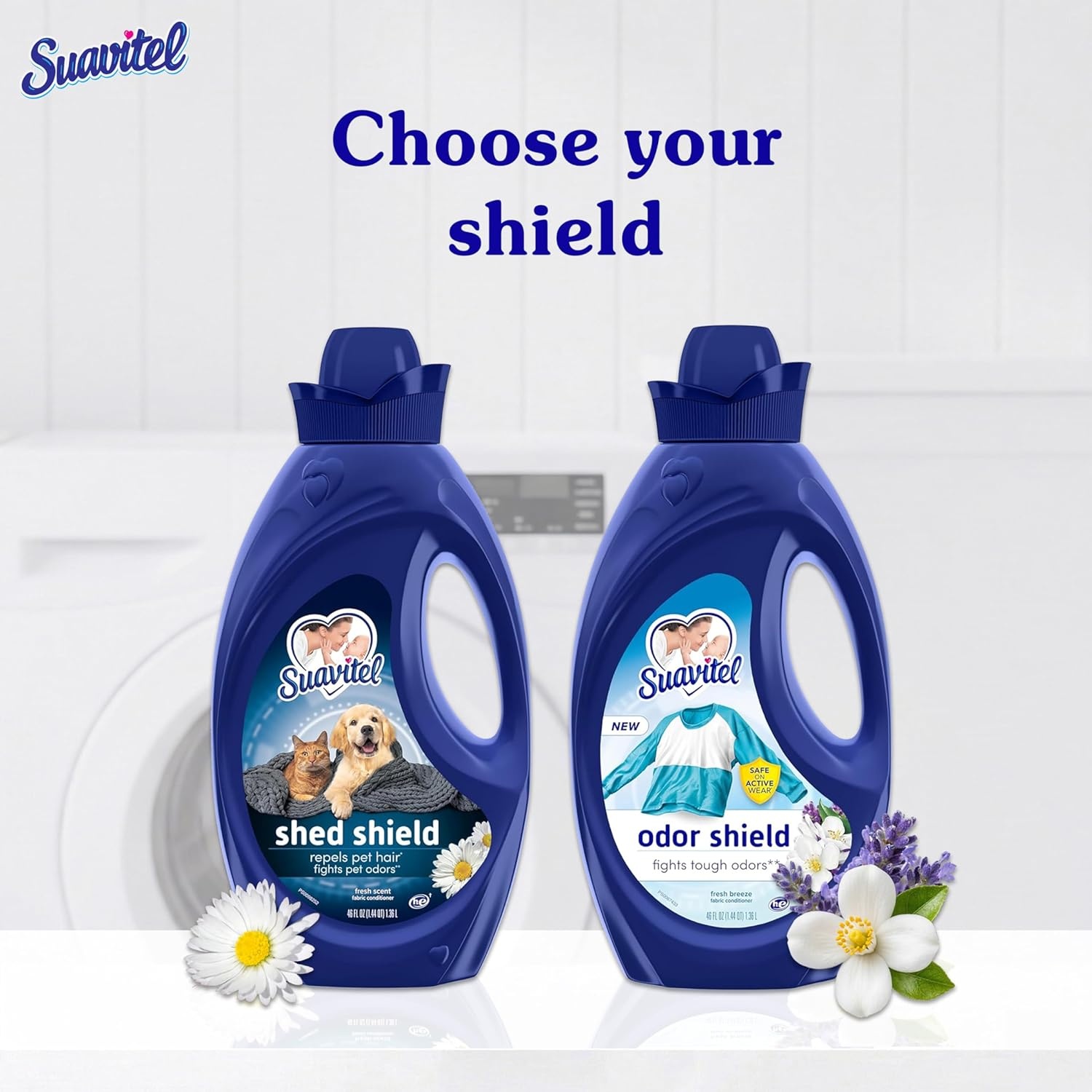 imageSuavitel Shed Shield Liquid Fabric Softener and Conditioner Fresh Scent 46 fl ozShed Shield