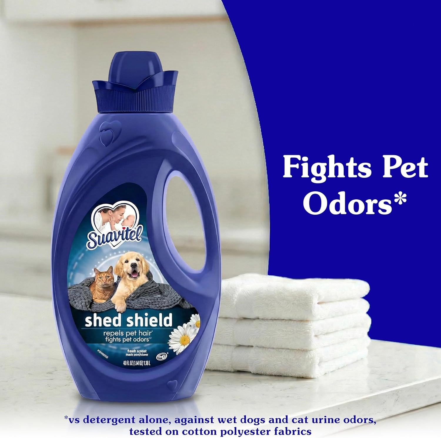 imageSuavitel Shed Shield Liquid Fabric Softener and Conditioner Fresh Scent 46 fl ozShed Shield
