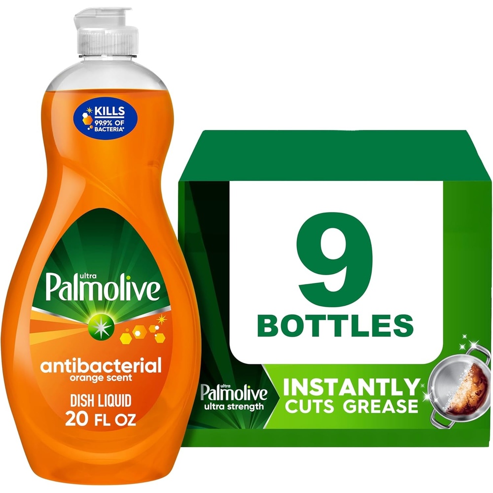 imagePalmolive Ultra Dish Liquid Orange Antibacterial 325 Fl Oz Pack of 1Orange
