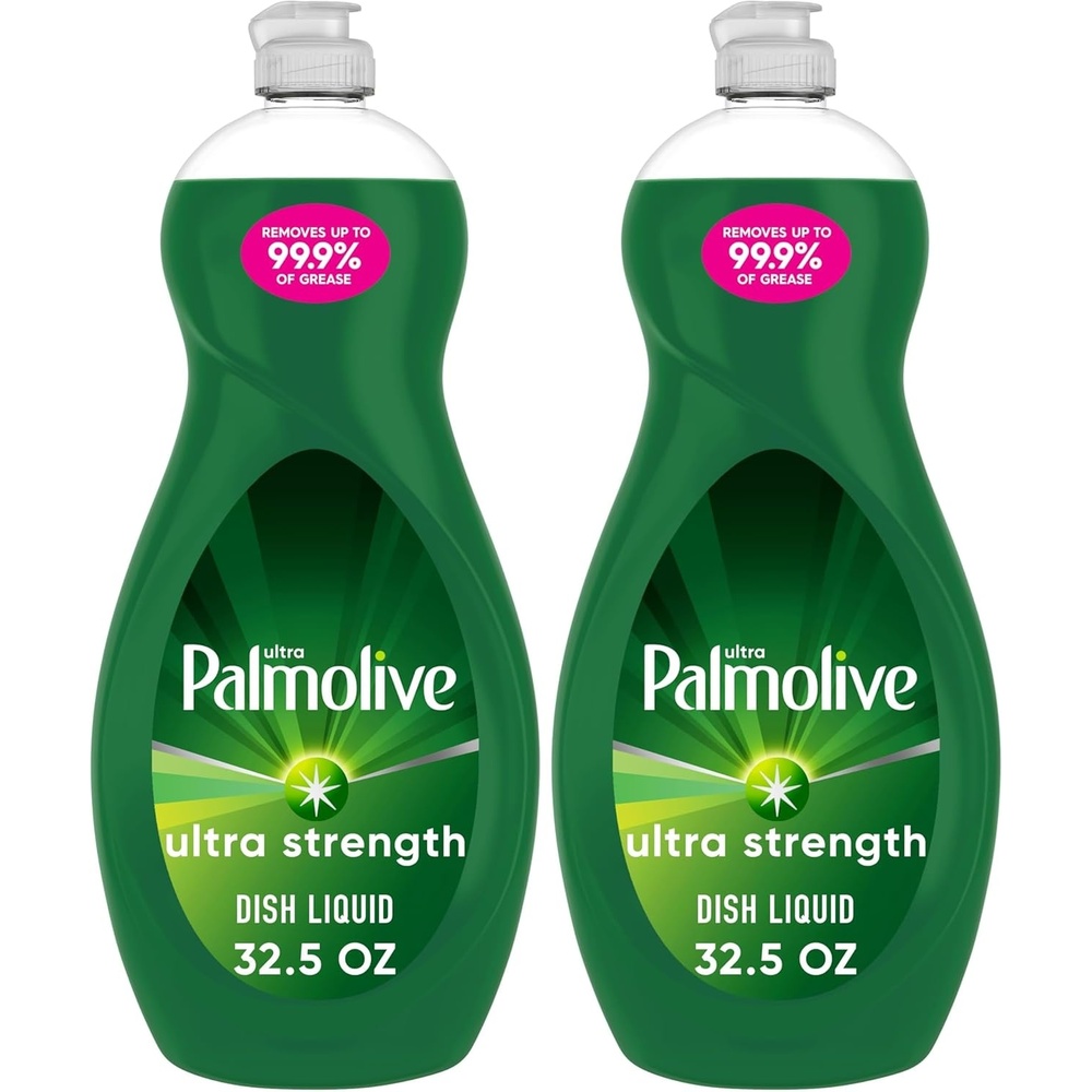 imagePalmolive Ultra Strength Liquid Dish Soap Original Green 325 Fluid Ounce Packaging May Vary325 Fl Oz Pack of 2