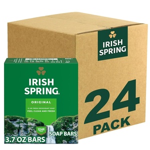 Irish Spring Bar Soap for Men, Original Clean, Smell Fresh and Clean for 12 Hours, Men Soap Bars for Washing Hands and Body, Mild for Skin, Recyclable Carton, 3.7 Ounce – 3 Count (Pack of 8)(Original)