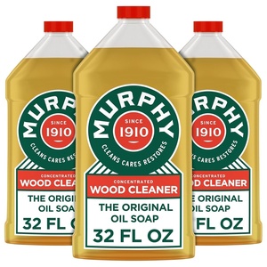 Murphy Oil Soap Concentrated Formula, Wood Cleaner, No-Rinse Floor Cleaner, Citronella Oil Scent, 32 fl oz Bottle (3 Pack)(32 Fl Oz (Pack of 3))