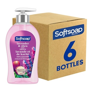 Softsoap Warm Vanilla & Coconut Milk Scent Liquid Hand Soap, Moisturizing Liquid Hand Soap, 11.25 Ounce, 6 Pack(Lavender & Shea Butter)