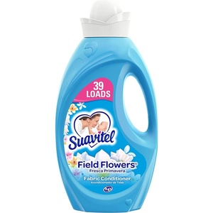 Suavitel Shed Shield Liquid Fabric Softener and Conditioner, Fresh Scent, 46 fl oz(Field Flowers)